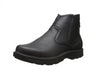 Skechers Men's Segment-Dorton Chukka Boot, Black Leather