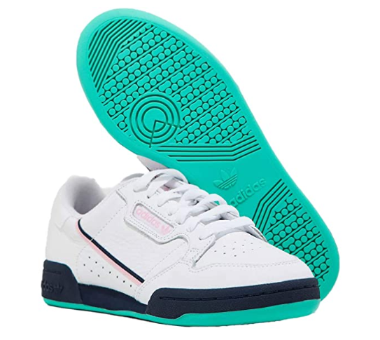 Adidas Women s Continental 80 W Casual Sneaker White True Pink