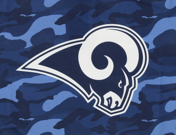 Forever Collectibles Men's Los Angeles Rams Camouflage Printed Crew Neck Sweater
