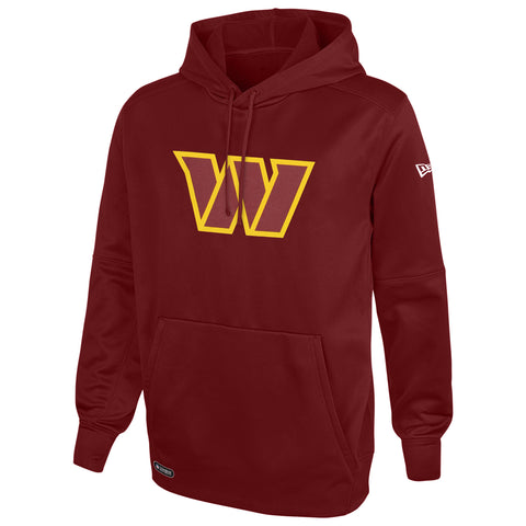 New Era NFL Men's Washington Commanders Stadium Logo Performance Fleece Hoodie