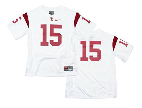 Nike NCAA Youth Boys USC Trojans #15 Replica Football Jersey, White