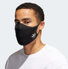 Adidas Originals 3-Stripes Unisex Adult Face Mask, 3-Pack, Color Options