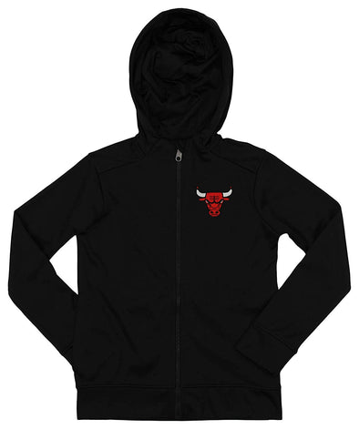 Outerstuff NBA Youth/Kids Chicago Bulls Performance Full Zip Hoodie