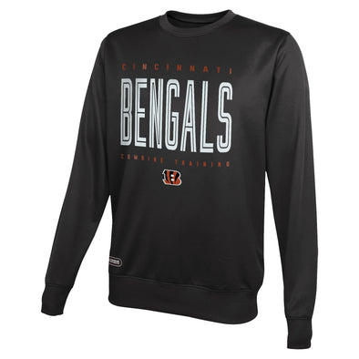 Outerstuff NFL Men's Cincinnati Bengals Top Pick Performance Fleece Sweater