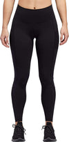 adidas Women's Believe This High Rise 7/8 Laser Focus Compression Fit Leggings, Black, X-Small