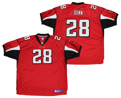 Reebok NFL Atlanta Falcons Warrick Dunn #28 Authentic Jersey, Red