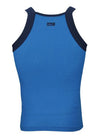 2xist Men's Contrast Square-Cut Tank Top Sleeveless Fashion Shirt - Many Colors