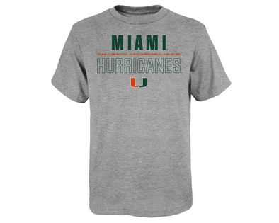 Outerstuff NCAA Youth Boys (4-20) Miami Hurricanes Launch Tee Shirt