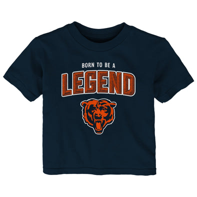 Outerstuff NFL Infant Chicago Bears Born to Be Legend Short Sleeve T-Shirt