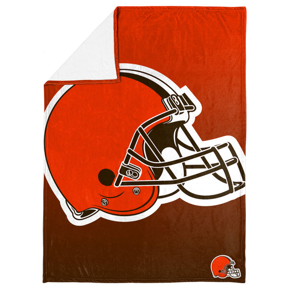 FOCO NFL Cleveland Browns Gradient Micro Raschel Throw Blanket, 50 x 60