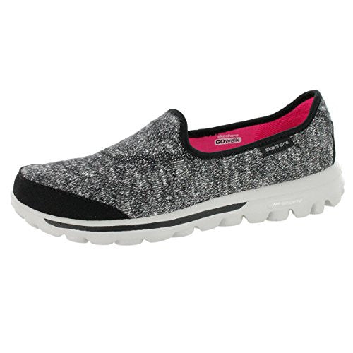 Skechers Women's Go Walk Apres Slip On Walking Shoes - Black
