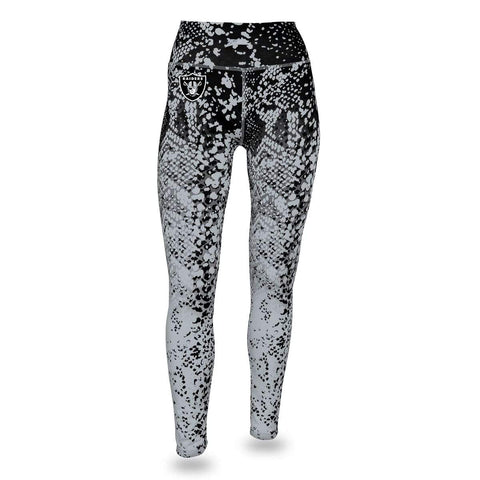 Zubaz NFL Women's Zubaz Oakland Raiders Logo Leggings