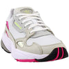 Adidas Women's Falcon Athletic Sneakers, White/Brown/Pink