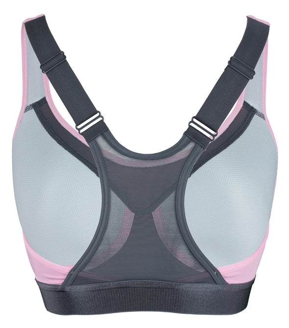 adidas Women's Stronger For It Workout Racer Bra, True Pink, X-Small