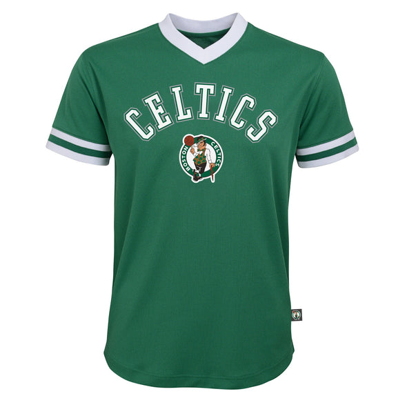 Outerstuff NBA Youth Boys (8-20) Boston Celtics Short Sleeve Mesh Fashion Top