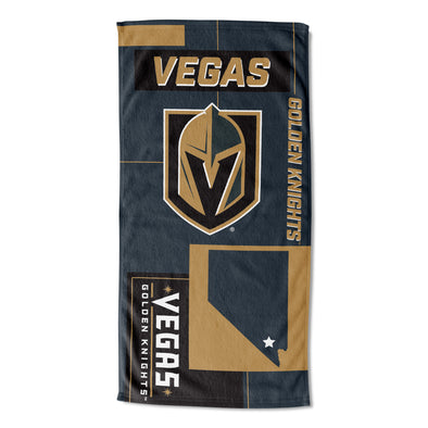 Northwest NHL Las Vegas Golden Knights State Line Beach Towel