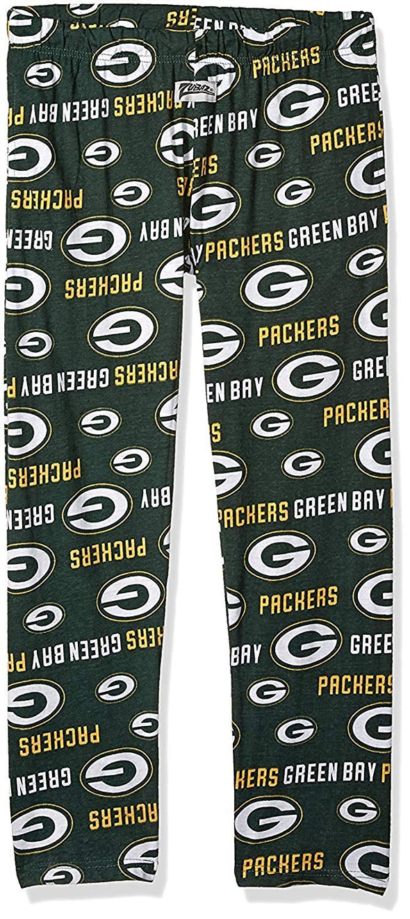 Zubaz NFL Football Men's Green Bay Packers Print Logo Comfy Pants, Color Options