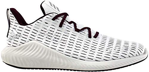 Adidas Men's Alphabounce Running Athletic Shoe, White/Silver