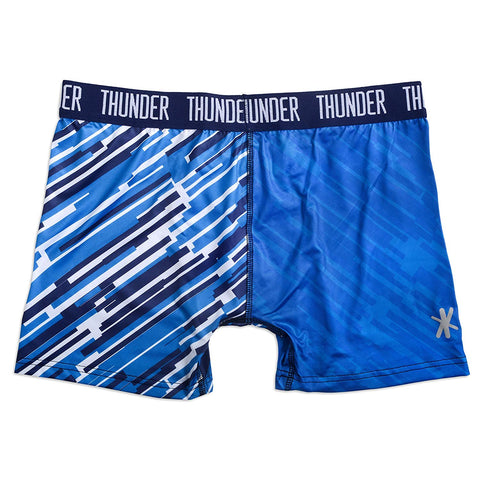 Klew Men's NBA Oklahoma City Thunder Wordmark Underwear