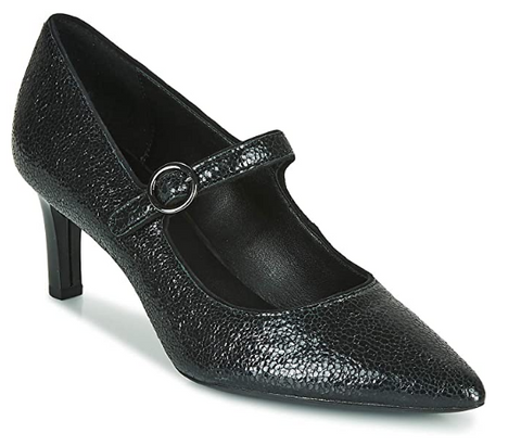 Geox Women's D Bibbiana E Heel Pumps, Black