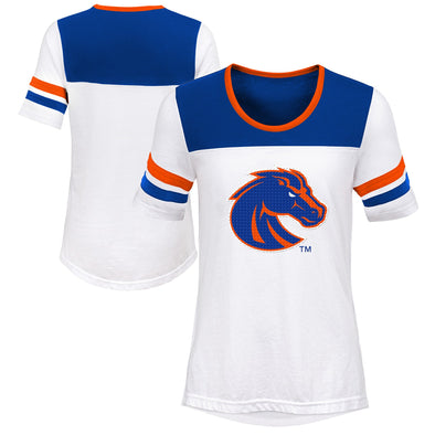 Outerstuff NCAA Youth Girls Boise State Broncos Tailback Short Sleeve T-Shirt