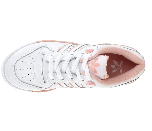 Adidas Junior Big Boy Rivalry Casual Sneakers, White/Glow Pink
