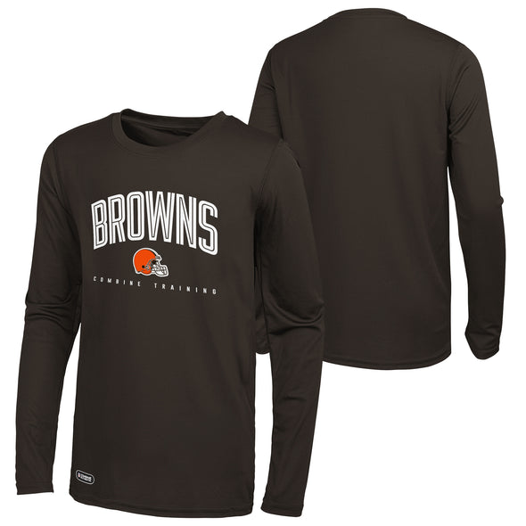Outerstuff NFL Men's Cleveland Browns Up Field Performance T-Shirt Top