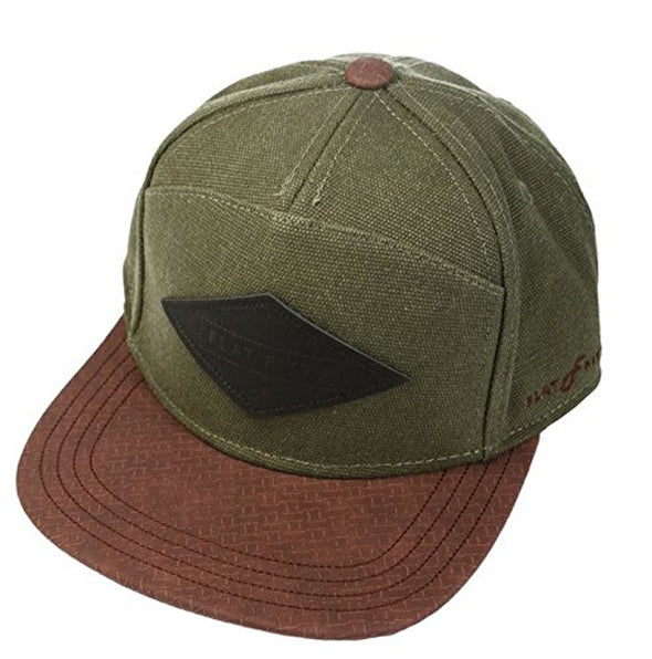 Flat Fitty Trenches Hybrid Buckle Back Cap, Green, OSFM