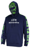 Zubaz NFL Men's Seattle Seahawks Hoodie w/ Oxide Sleeves