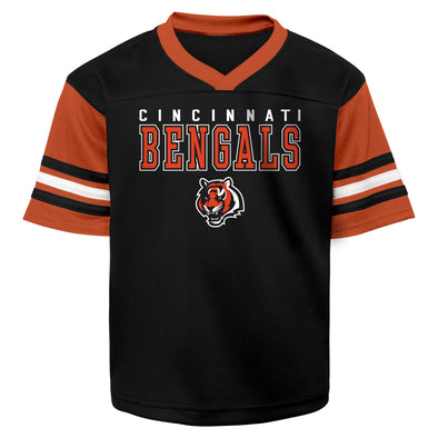 Outerstuff NFL Youth Boys Cincinnati Bengals Team Logo Knit Top Jersey