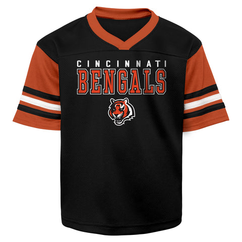 Outerstuff NFL Youth Boys Cincinnati Bengals Team Logo Knit Top Jersey