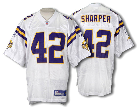 Reebok NFL Men's Minnesota Vikings Darren Sharper # 42 Replica Jersey - White