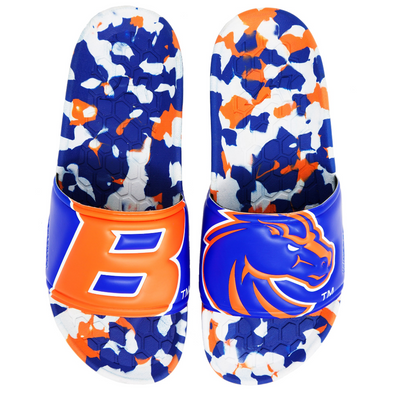 Hype Co College NCAA Unisex Boise State Broncos Sandal Slides