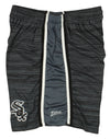 Zubaz MLB Baseball Men's Chicago White Sox Space Dye Solid Stripe Shorts