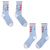 Men In Blazers (MIB) X Umbro 1/2 Cushion Sock, Blue Heather, Size ML