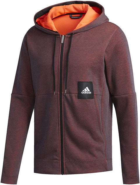 adidas Men's Cross-up 365 Full-Zip Hoodie, App Solar Red