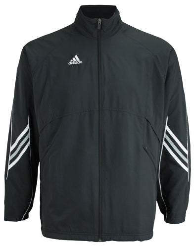 Adidas Men's Full Zip Climalite Performance Training Warm-up Jacket, Black