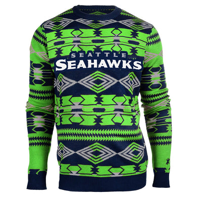 Forever Collectibles NFL Men's Seattle Seahawks 2015 Aztec Ugly Sweater