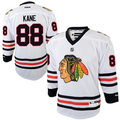 Reebok NHL Youth Chicago Blackhawks Patrick Kane #88 Jersey, White
