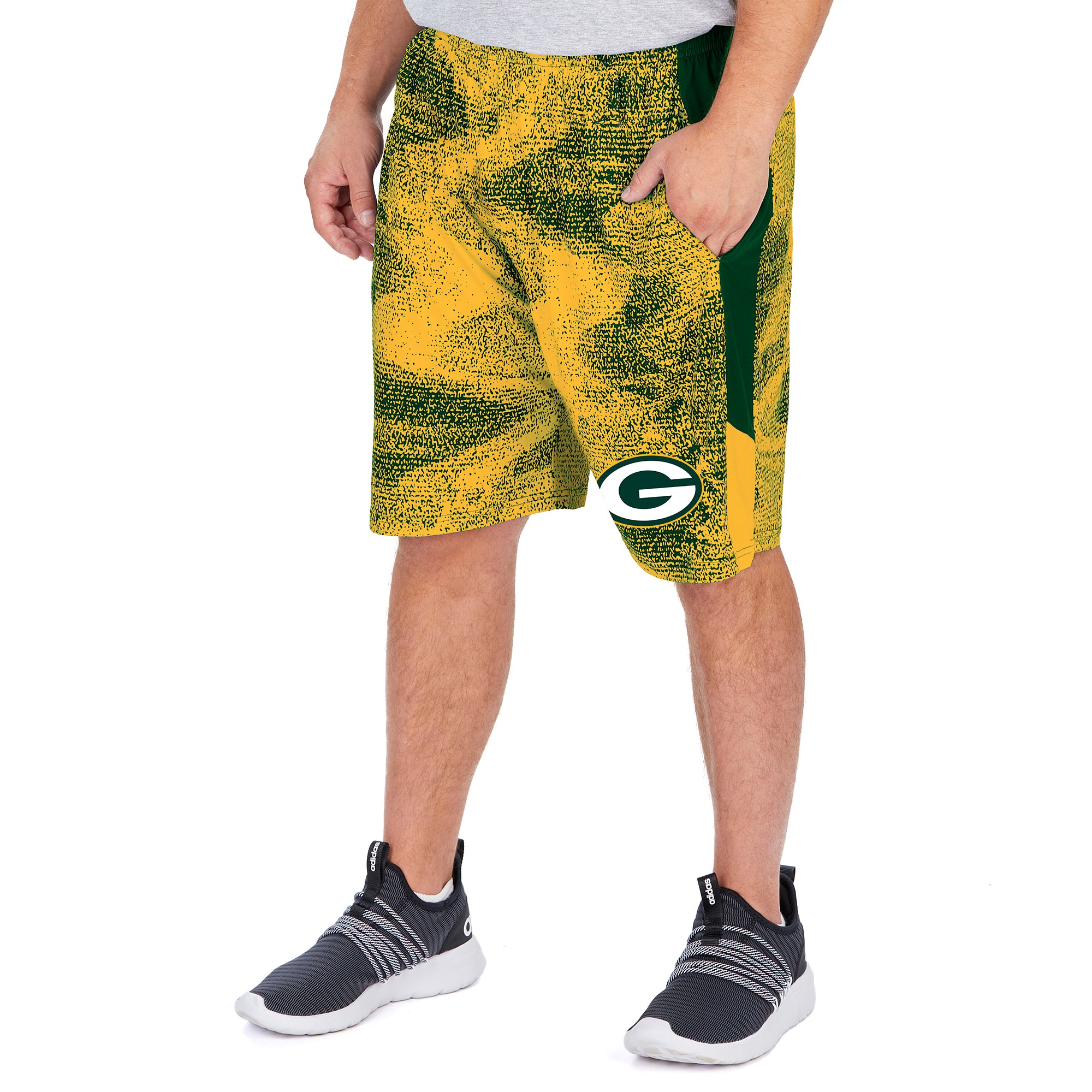 green bay packers shorts mens