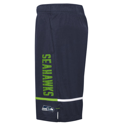 Outerstuff NFL Men's Seattle Seahawks Rusher Performance Shorts