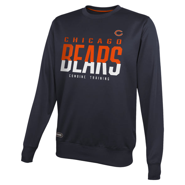 Outerstuff NFL Men's Chicago Bears Pro Style Performance Fleece Sweater