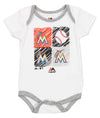 Outerstuff MLB  Infant Miami Marlins Go Team 3-Pack Creeper Set