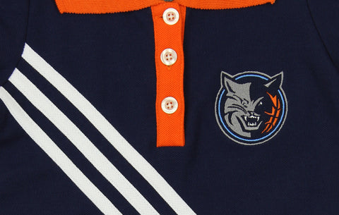 Adidas NBA Little Girls Charlotte Bobcats Polo Dress, Navy