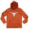 Genuine Stuff NCAA Youth Boys Texas Longhorns NCAA Perforated Pullover Hoodie - Burnt Orange