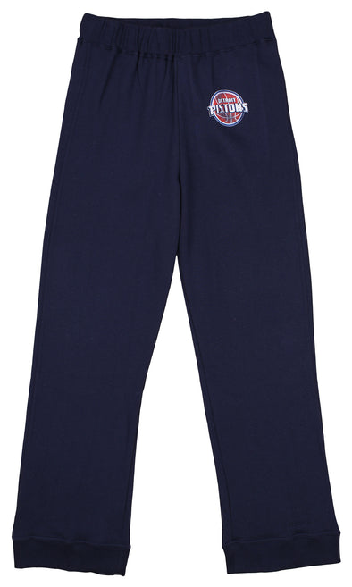 Reebok Detroit Pistons NBA Women's Fleece Pants, Navy