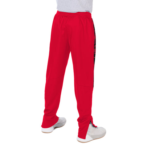 Zubaz NFL Men's Kansas City Chiefs Track Pants W/ Camo Line Side Panels
