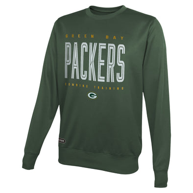 Outerstuff NFL Men's Green Bay Packers Top Pick Performance Fleece Sweater