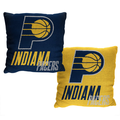 Northwest NBA Indiana Pacers 20x20 Double Sided Jacquard Accent Throw Pillow