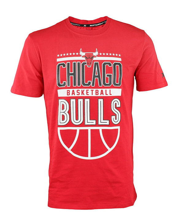 Zipway NBA Men's Chicago Bulls Stars & Bars Short Sleeve T-Shirt, Red